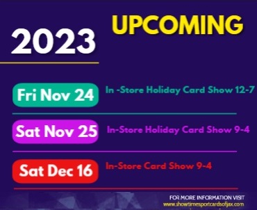 Showtime Sports Cards of Jax's Events